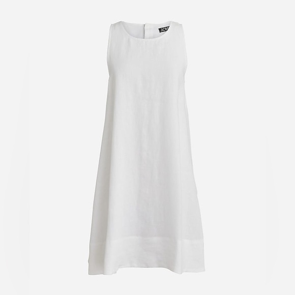 NWT J. Crew Maxine button-back dress in linen - Picture 4 of 14